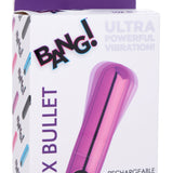 10x Rechargeable Vibrating Metallic Bullet - Purple XR Brands Bang