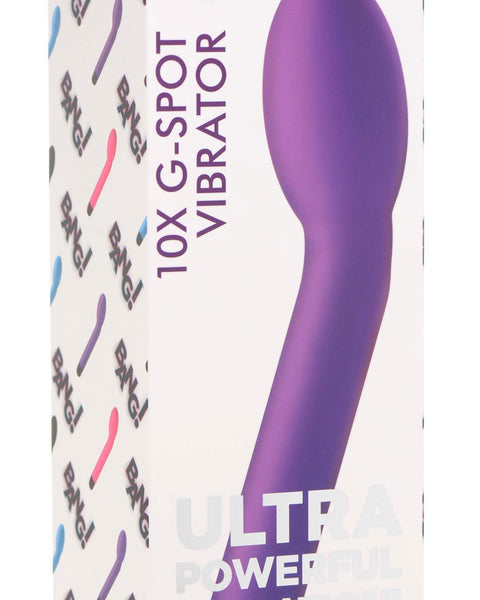 10x G-Spot Vibrator - Purple XR Brands Bang