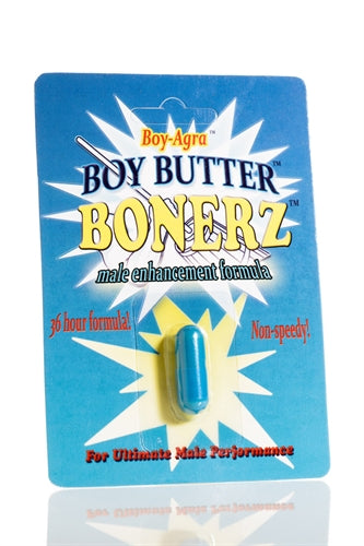 Boy-Agra Boy Butter Bonerz - Male Enhancement Formula - 1 Blister Pack Boy Butter