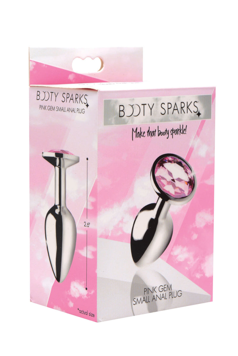 Pink Gem Anal Plug - Small XR Brands Booty Sparks