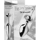 Clear Gem Anal Plug - Medium XR Brands Booty Sparks