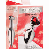 Red Heart Gem Anal Plug - Medium XR Brands Booty Sparks