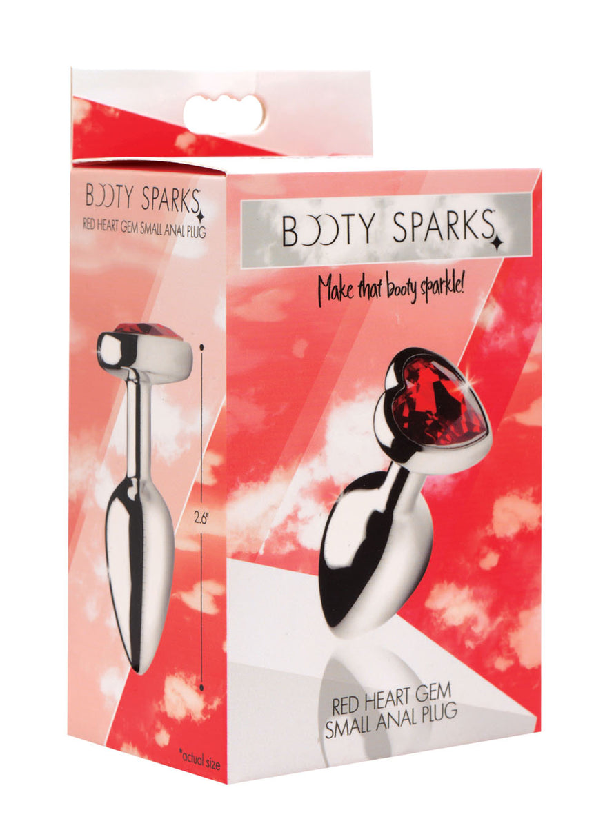 Red Heart Gem Anal Plug - Small XR Brands Booty Sparks