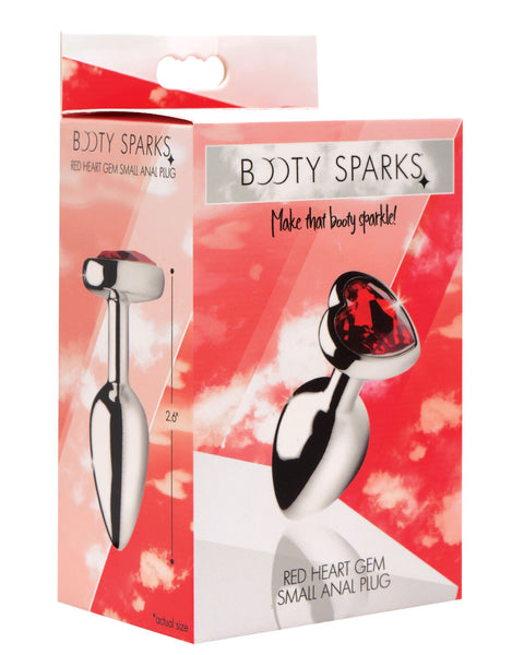 Red Heart Gem Anal Plug - Small XR Brands Booty Sparks