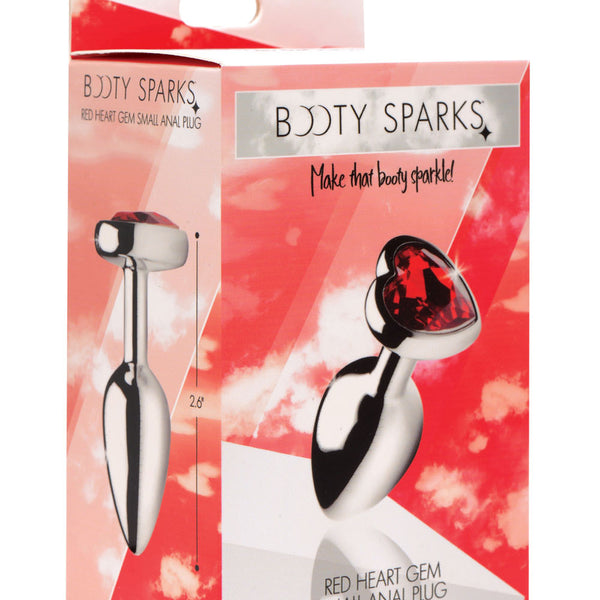 Red Heart Gem Anal Plug - Small XR Brands Booty Sparks