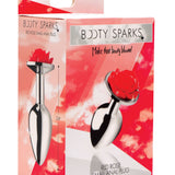 Red Rose Anal Plug - Medium XR Brands Booty Sparks