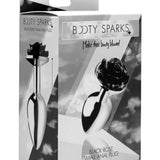 Black Rose Anal Plug - Large XR Brands Booty Sparks