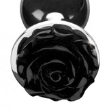 Black Rose Anal Plug - Large XR Brands Booty Sparks