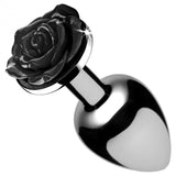 Black Rose Anal Plug - Large XR Brands Booty Sparks