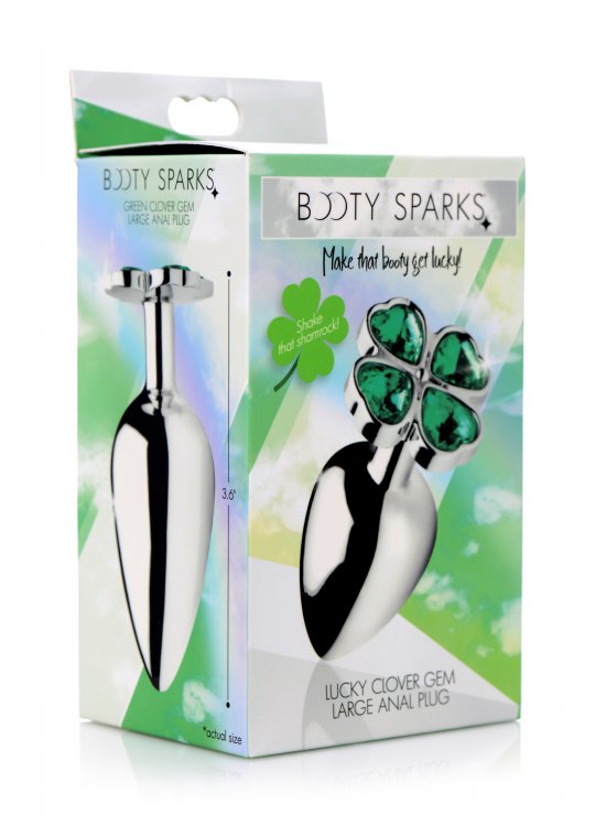 Lucky Clover Gem Anal Plug - Large XR Brands Booty Sparks