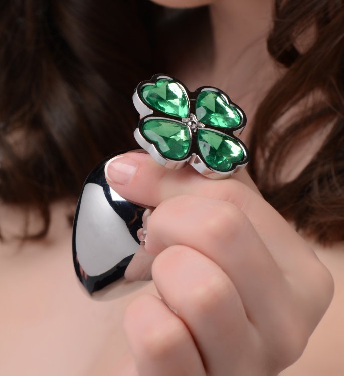 Lucky Clover Gem Anal Plug - Large XR Brands Booty Sparks