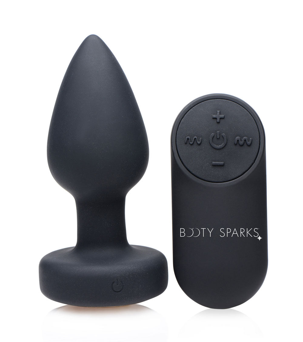 7x Light Up Rechargeable Anal Plug - Small XR Brands Booty Sparks