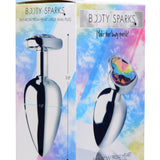 Rainbow Prism Heart Anal Plug - Large XR Brands Booty Sparks