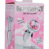 Pink Gem Glass Anal Plug - Small XR Brands Booty Sparks