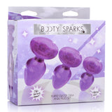 Glitter Gem Anal Plug Set - Purple XR Brands Booty Sparks