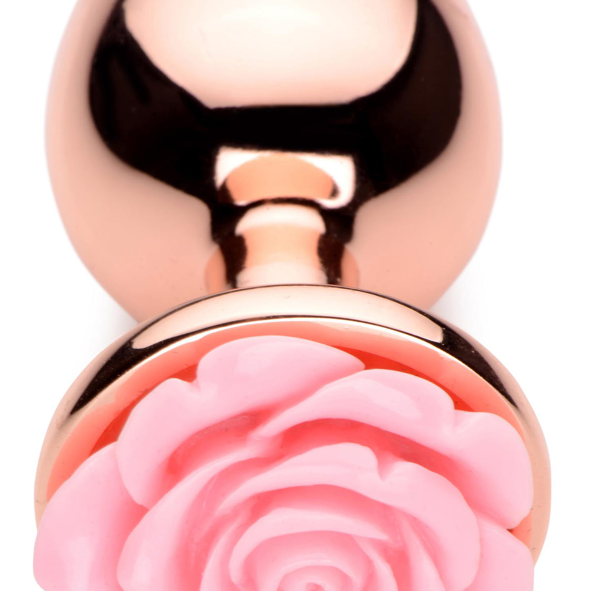 Pink Rose Gold Anal Plug - Large XR Brands Booty Sparks