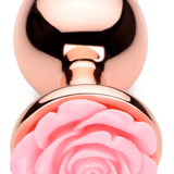 Pink Rose Gold Anal Plug - Large XR Brands Booty Sparks