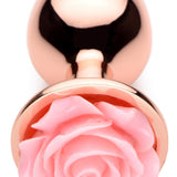 Pink Rose Gold Anal Plug - Small XR Brands Booty Sparks