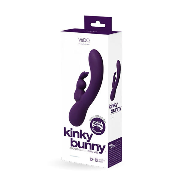 Kinky Bunny Plus Rechargeable Rabbit - Purple VeDO