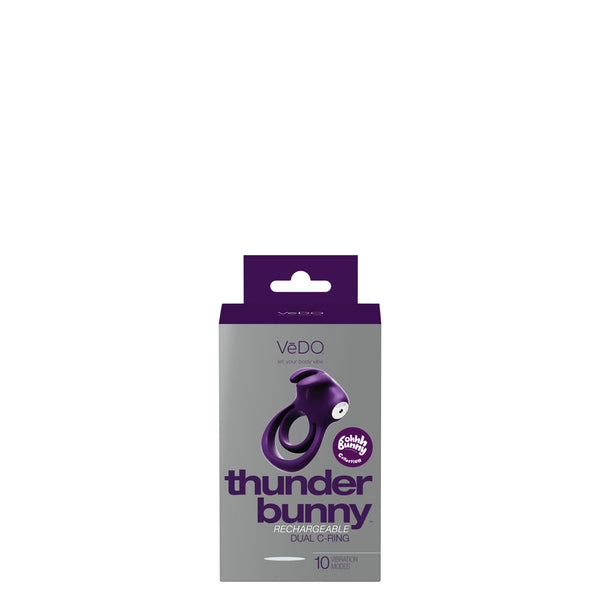 Thunder Bunny Rechargeable Dual Ring - Perfectly Purple VeDO