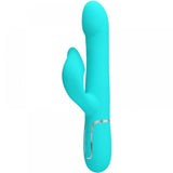 Falin Rabbit Vibrator Pearls - Turquoise Pretty Love