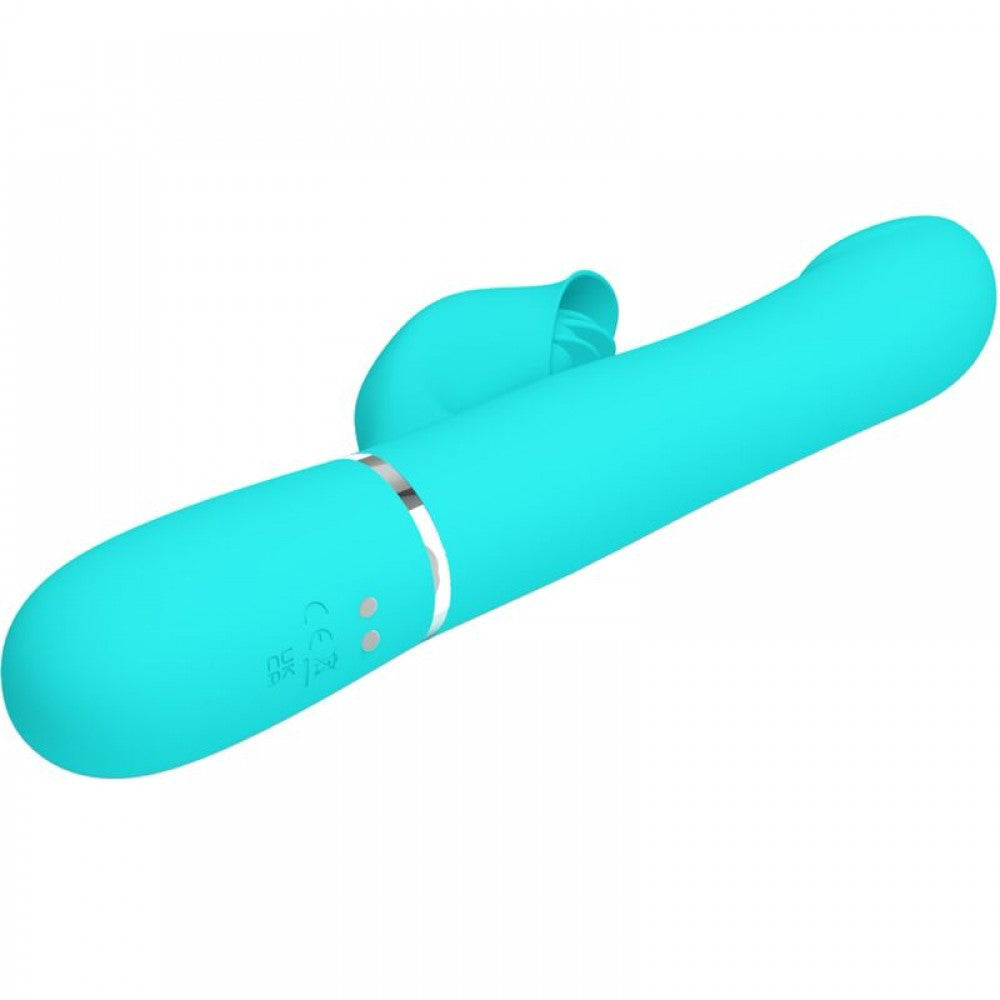 Falin Rabbit Vibrator Pearls - Turquoise Pretty Love