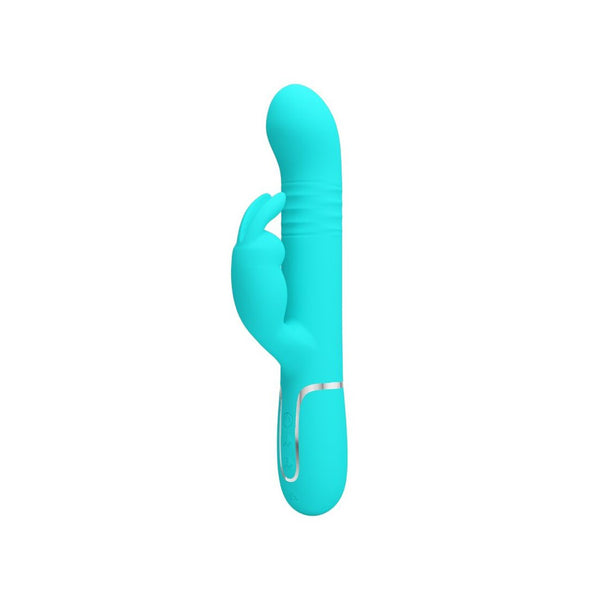 Coale Rabbit Vibrator Pearls - Turquoise Pretty Love