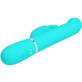 Coale Rabbit Vibrator Pearls - Turquoise Pretty Love