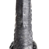 The Gargoyle Rock Hard Silicone Dildo -  Silver XR Brands Creature Cocks