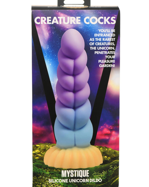 Mystique Silicone Unicorn Dildo XR Brands Creature Cocks