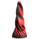 Hell Kiss Twisted Tongues Silicone Dildo - Red XR Brands Creature Cocks