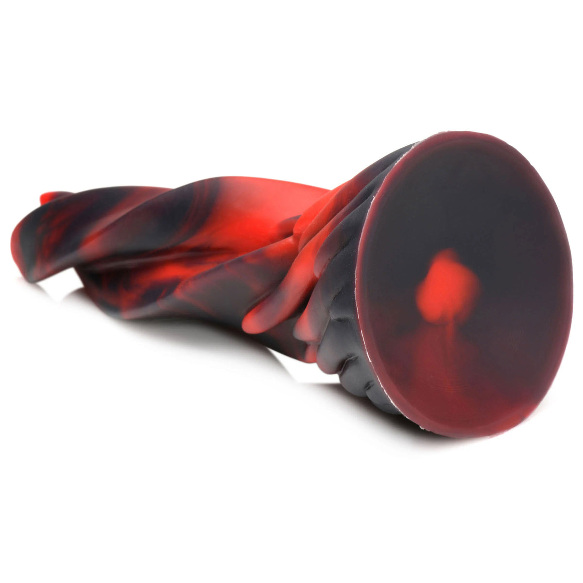 Hell Kiss Twisted Tongues Silicone Dildo - Red XR Brands Creature Cocks