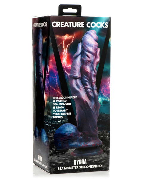 Hydra Sea Monster Silicone Dildo - Purple XR Brands Creature Cocks