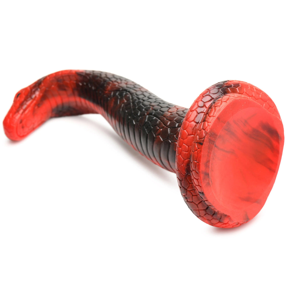 King Cobra King Cobra Silicone Dildo - Red XR Brands Creature Cocks