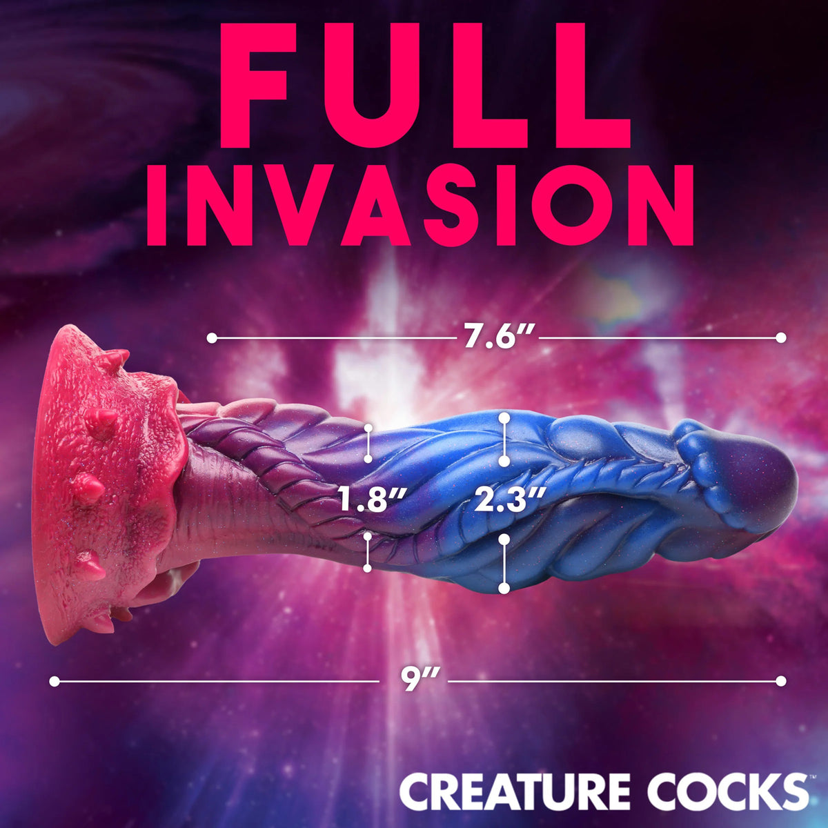 Intruder Alien Silicone Dildo XR Brands Creature Cocks