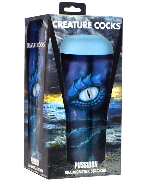 Pussidon Sea Monster Stroker - Blue XR Brands Creature Cocks