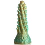 Stegosaurus Spiky Reptile Silicone Dildo - Green XR Brands Creature Cocks