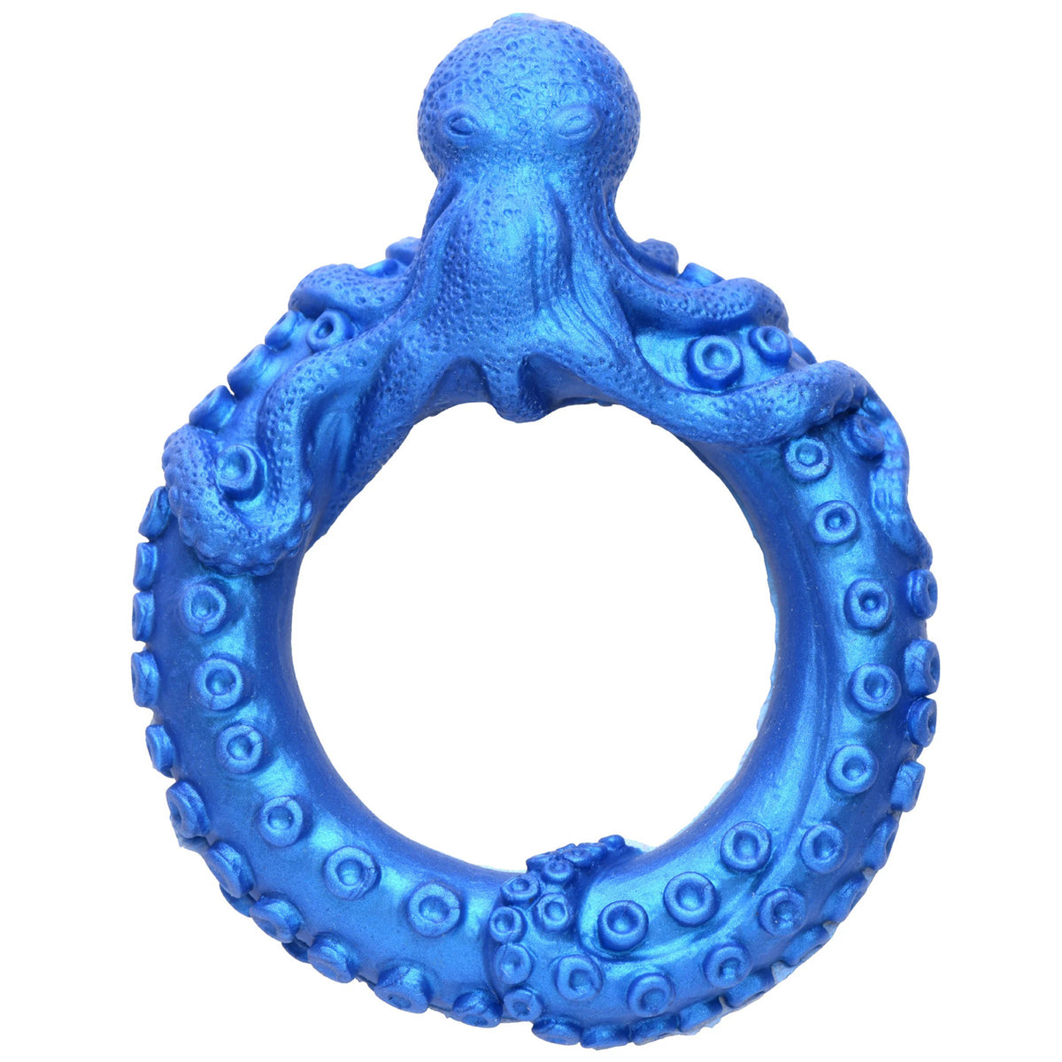 Poseidon's Octo-Ring Silicone Cock Ring - Blue XR Brands Creature Cocks