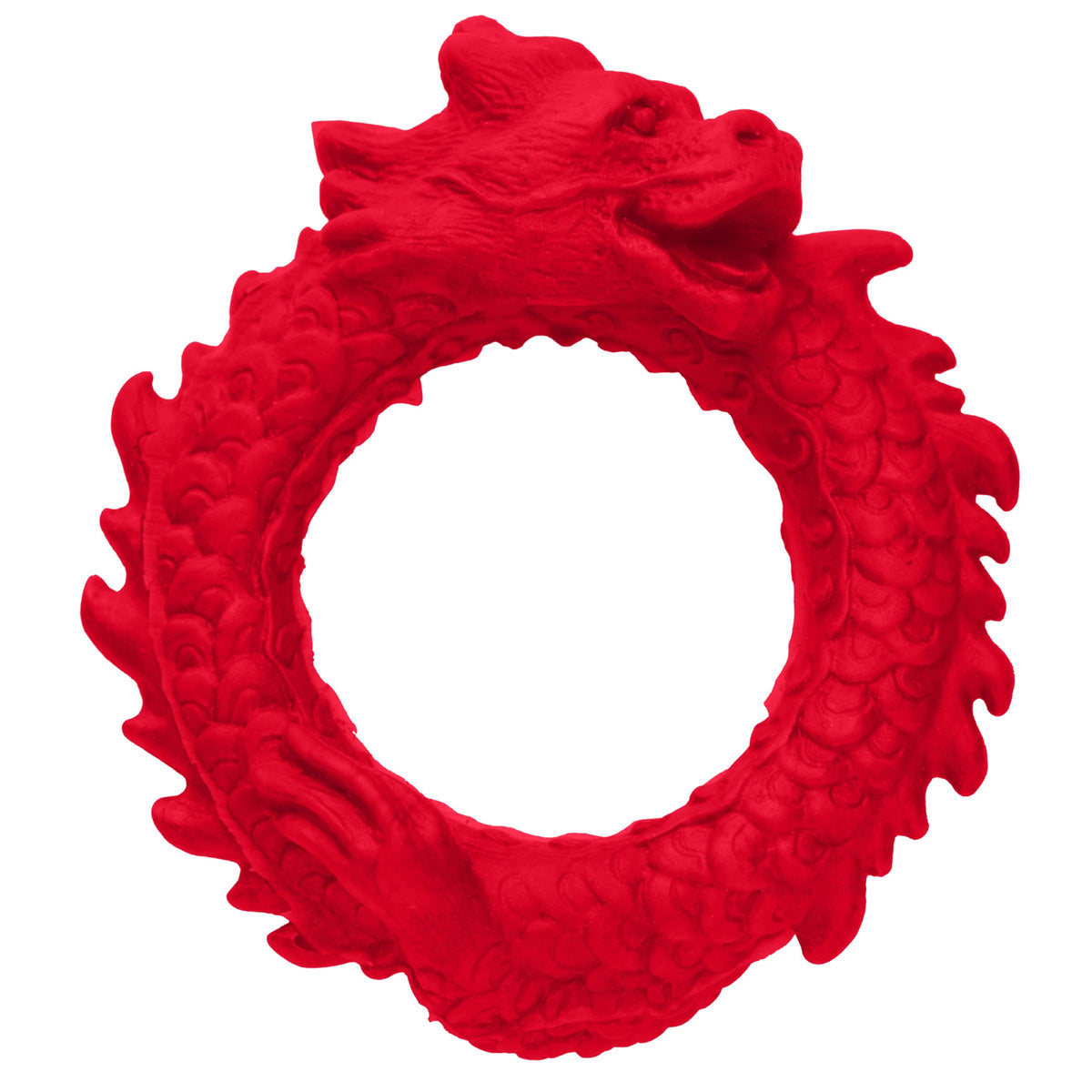 Rise of the Dragon Silicone Cock Ring - Red XR Brands Creature Cocks