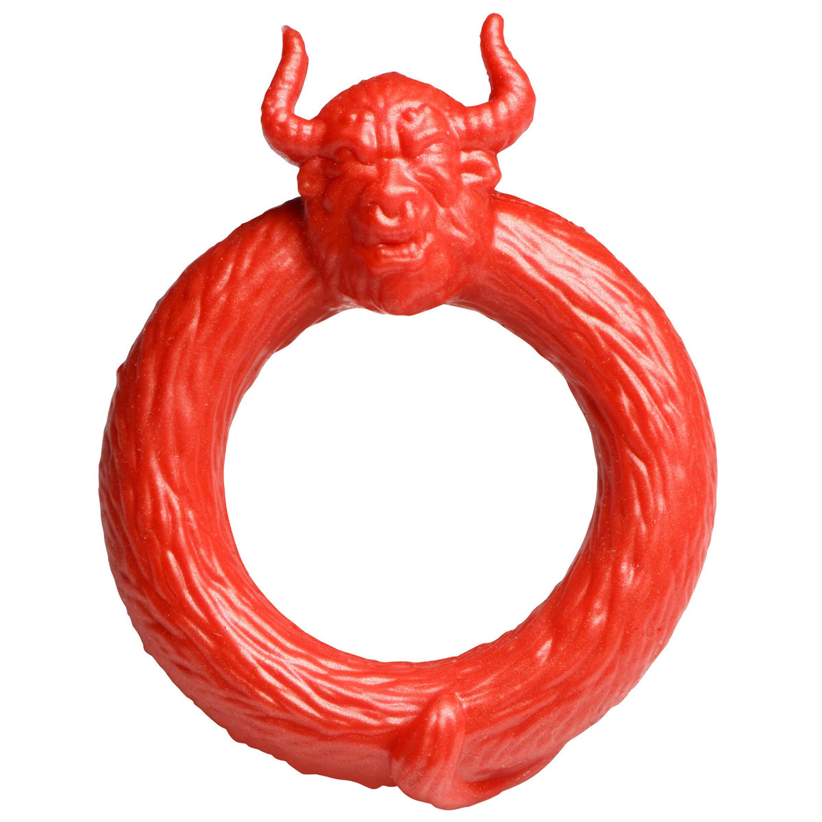 Beast Mode Silicone Cock Ring - Red XR Brands Creature Cocks