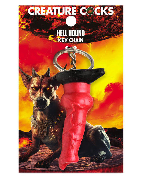 Hell Hound Keychain - Red XR Brands Creature Cocks