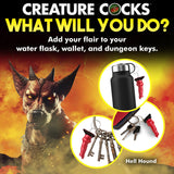 Hell Hound Keychain - Red XR Brands Creature Cocks