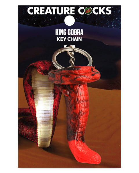 King Cobra Keychain - Red XR Brands Creature Cocks