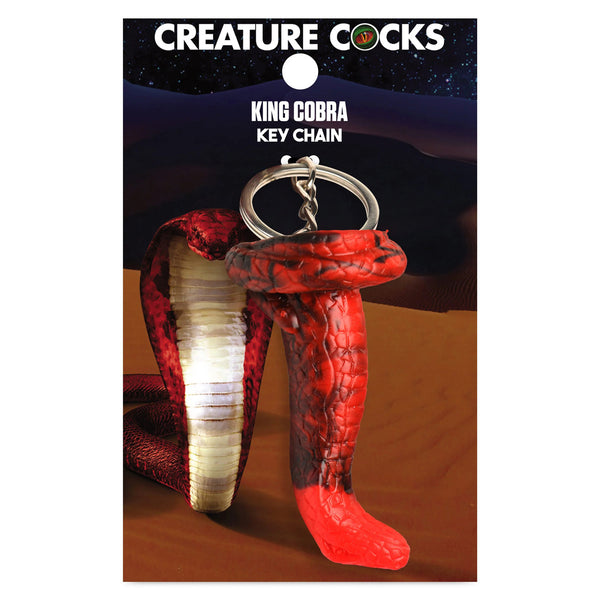 King Cobra Keychain - Red XR Brands Creature Cocks