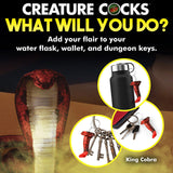 King Cobra Keychain - Red XR Brands Creature Cocks