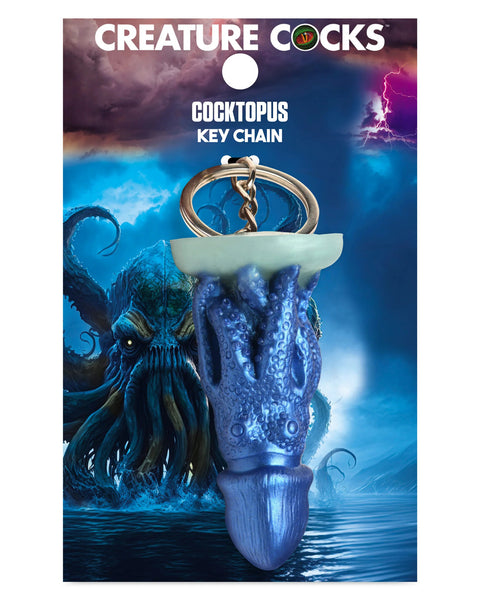 Cocktopus Keychain - Blue XR Brands Creature Cocks