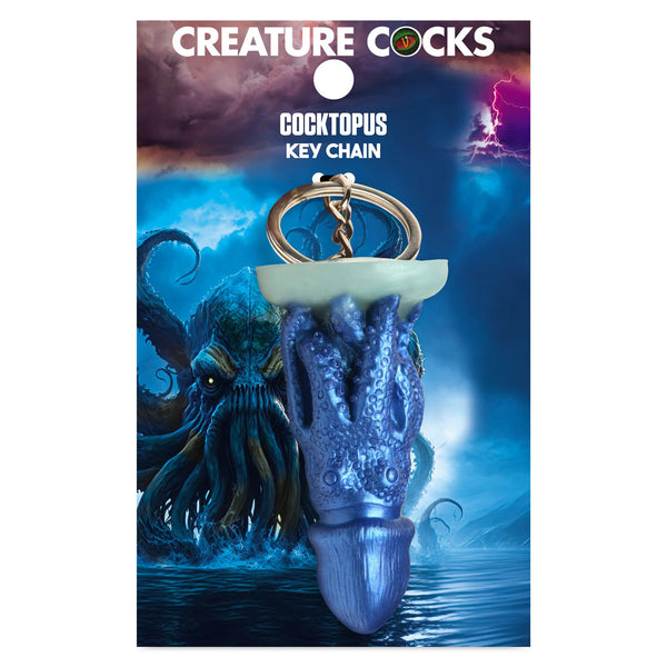 Cocktopus Keychain - Blue XR Brands Creature Cocks