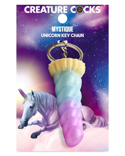 Mystique Unicorn Keychain XR Brands Creature Cocks