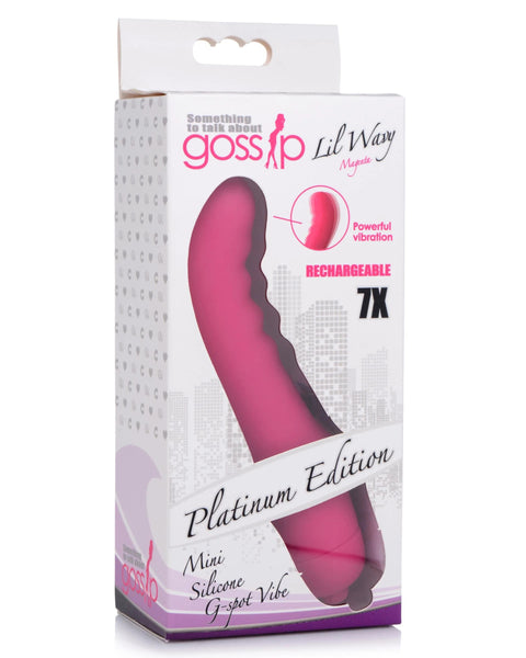 Lil Wavy Mini Silicone G-Spot Vibe - Magenta Curve Toys