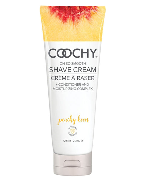 Coochy Oh So Smooth Shave Cream - Peachy Keen 7.2 Fl Oz 213ml Classic Brands